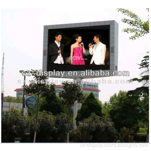 shopping advertising wide viewing angle P16 rgb DIP led board
